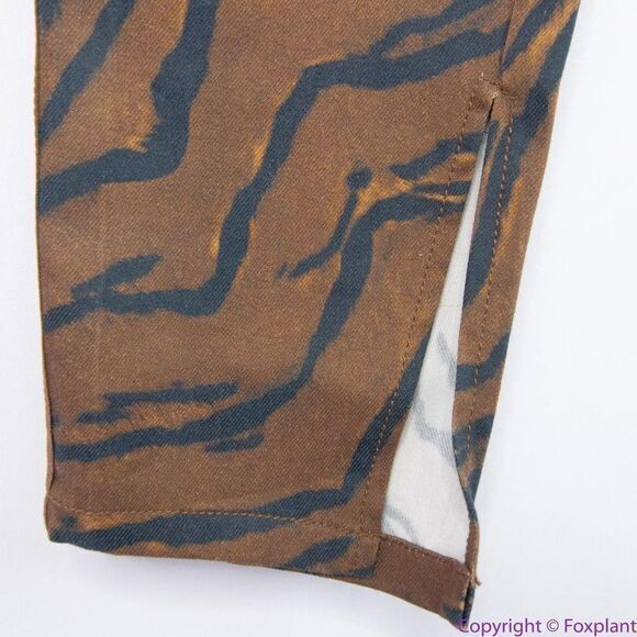 NEW WeWoreWhat Tiger Stripe‎ Piped Stiletto Slit The Icon Jeans, 29 - Picture 15 of 16